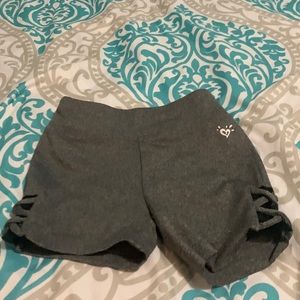 Justice shorts for kids - size 10 - color gray hardly worn